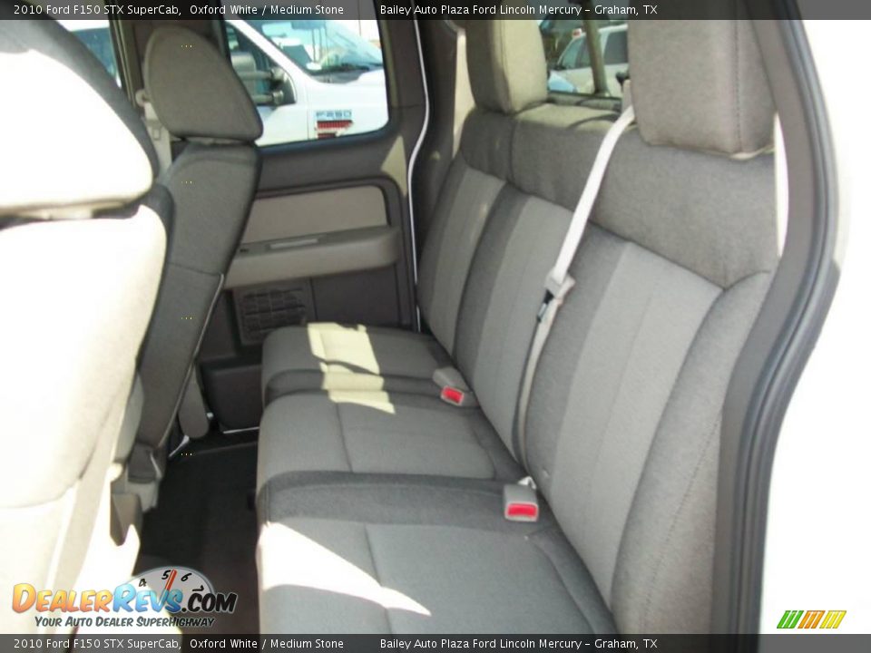 2010 Ford F150 STX SuperCab Oxford White / Medium Stone Photo #4