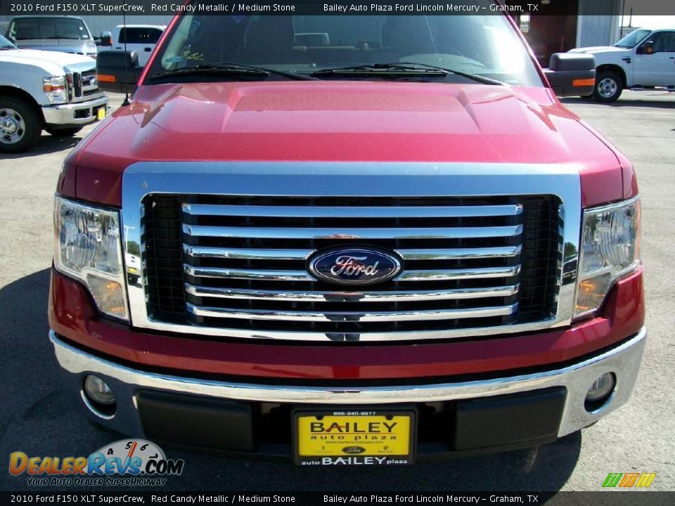2010 Ford F150 XLT SuperCrew Red Candy Metallic / Medium Stone Photo #1