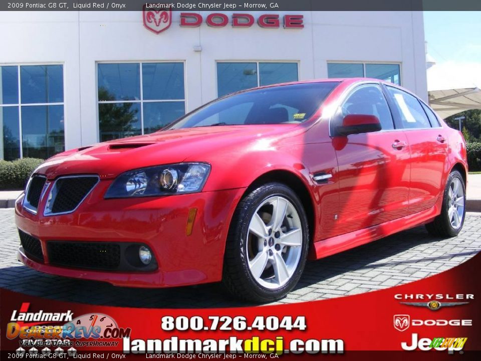 2009 Pontiac G8 GT Liquid Red / Onyx Photo #1