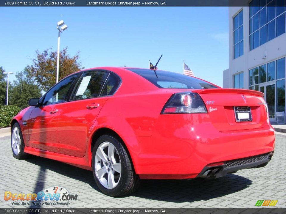 2009 Pontiac G8 GT Liquid Red / Onyx Photo #3