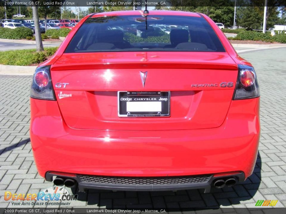 2009 Pontiac G8 GT Liquid Red / Onyx Photo #4