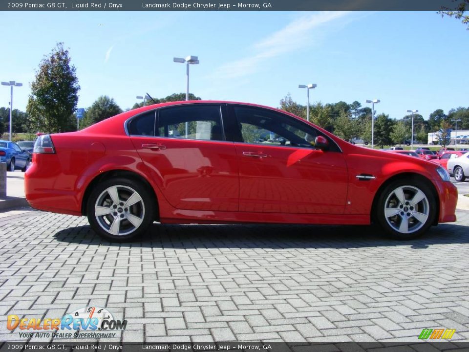 2009 Pontiac G8 GT Liquid Red / Onyx Photo #6