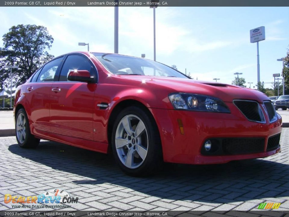 2009 Pontiac G8 GT Liquid Red / Onyx Photo #7