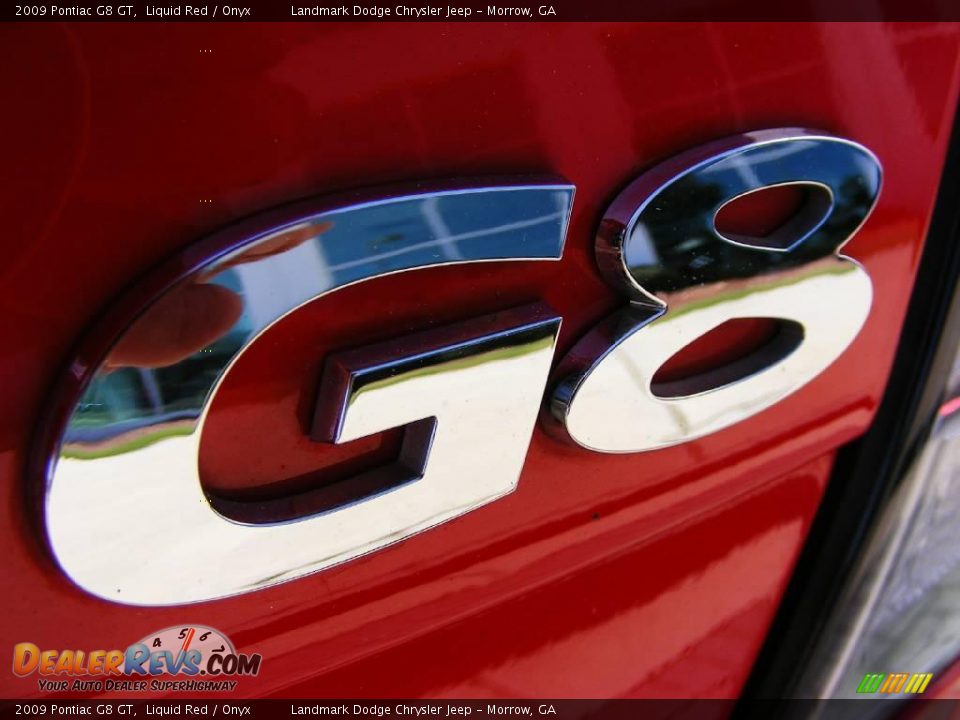 2009 Pontiac G8 GT Liquid Red / Onyx Photo #10