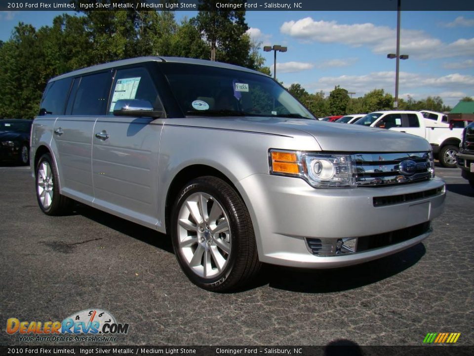 2010 Ford Flex Limited Ingot Silver Metallic / Medium Light Stone Photo #1