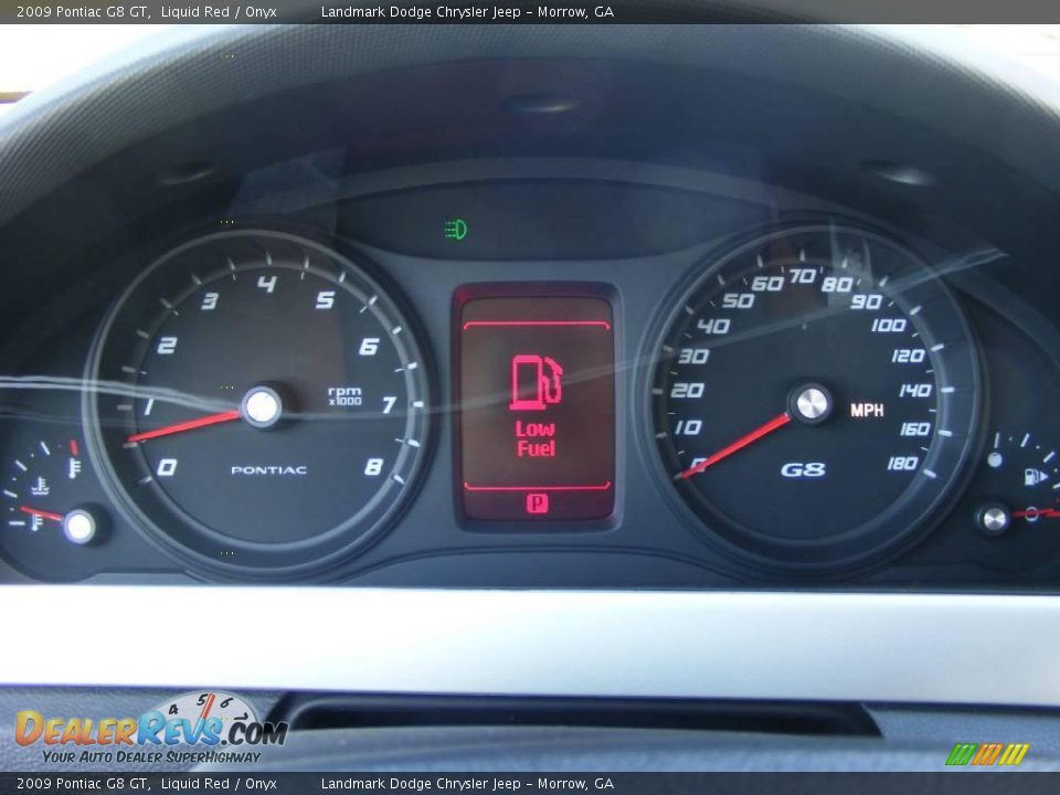 2009 Pontiac G8 GT Liquid Red / Onyx Photo #23