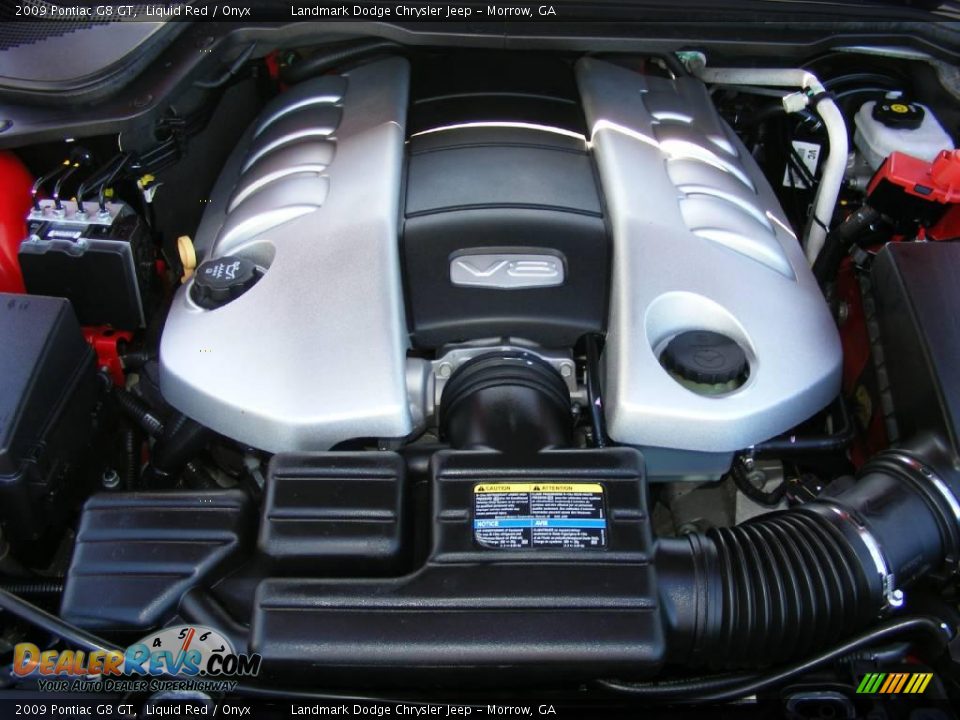 2009 Pontiac G8 GT Liquid Red / Onyx Photo #27