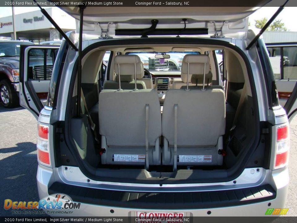 2010 Ford Flex Limited Ingot Silver Metallic / Medium Light Stone Photo #10