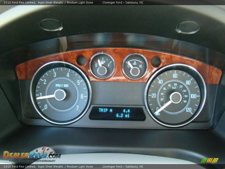 2010 Ford Flex Limited Ingot Silver Metallic / Medium Light Stone Photo #24