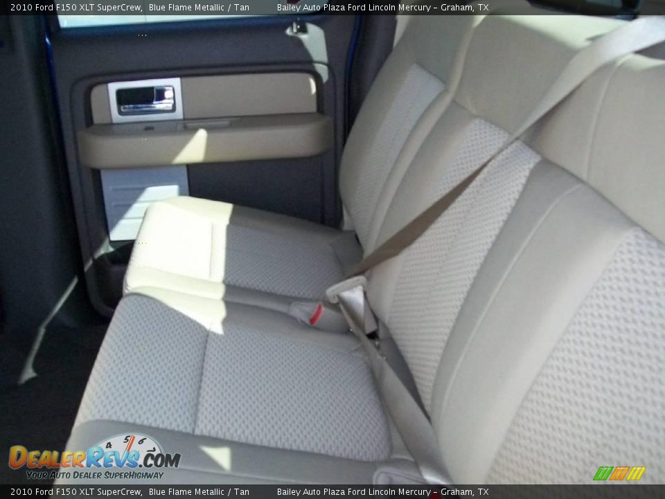 2010 Ford F150 XLT SuperCrew Blue Flame Metallic / Tan Photo #4