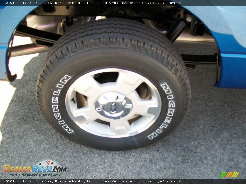 2010 Ford F150 XLT SuperCrew Blue Flame Metallic / Tan Photo #7