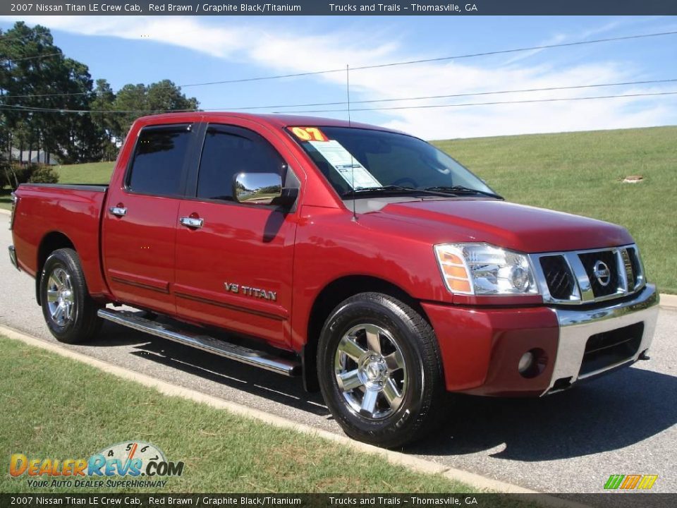 Nissan titan red brawn #5