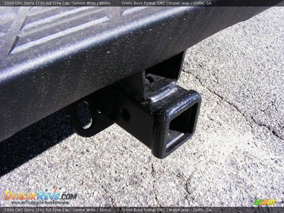2009 GMC Sierra 1500 SLE Crew Cab Summit White / Ebony Photo #10