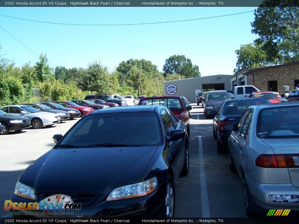 2002 Honda Accord EX V6 Coupe Nighthawk Black Pearl / Charcoal Photo #1