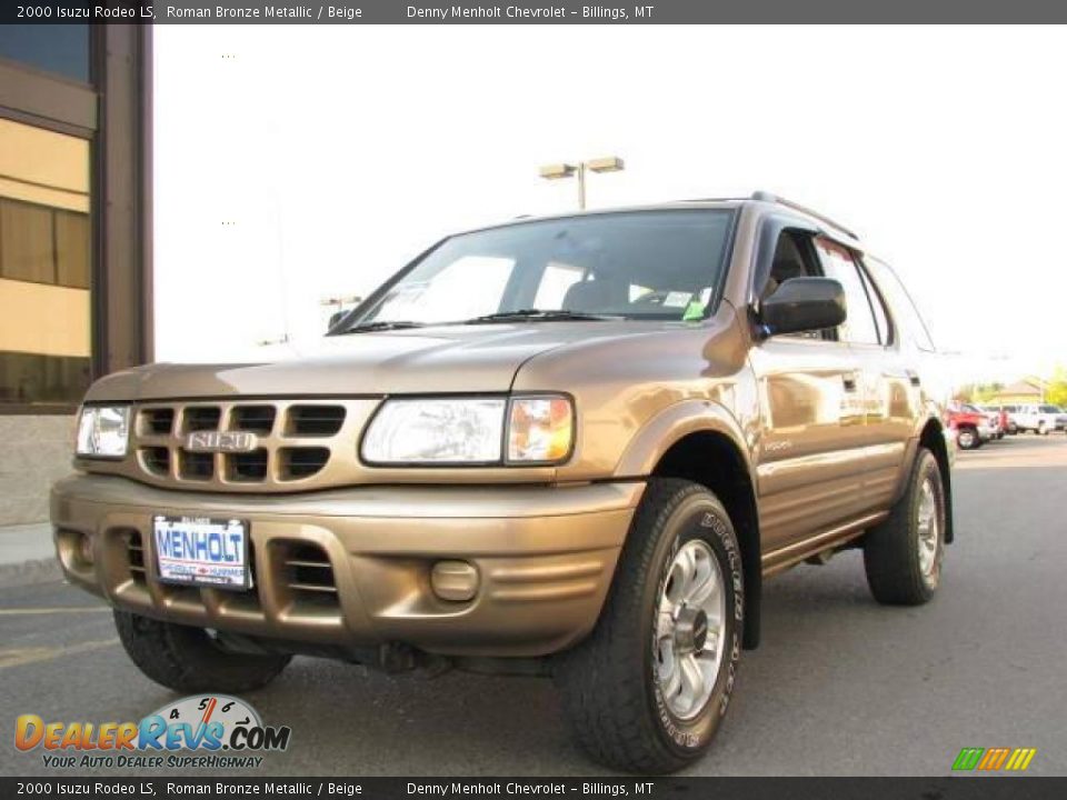 2000 Isuzu Rodeo LS Roman Bronze Metallic / Beige Photo #2