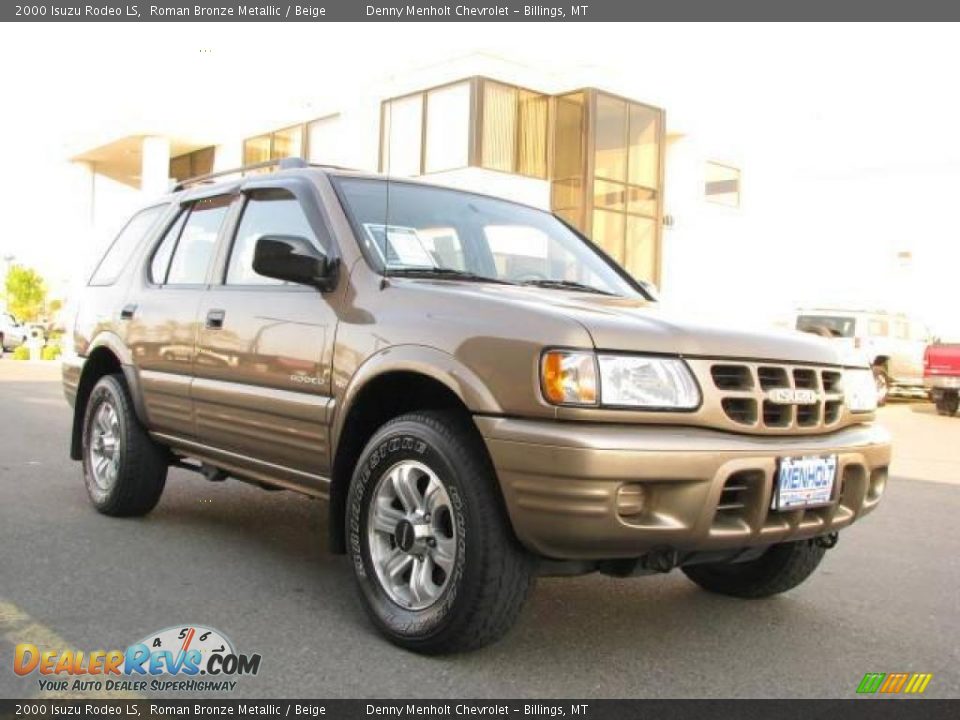 2000 Isuzu Rodeo LS Roman Bronze Metallic / Beige Photo #3