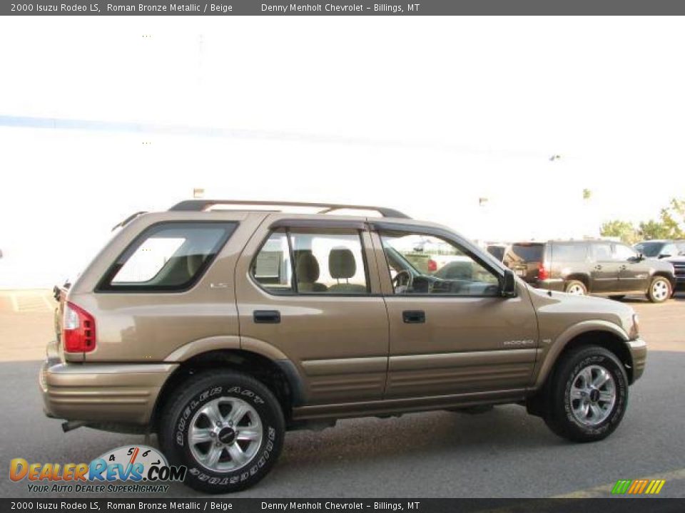 2000 Isuzu Rodeo LS Roman Bronze Metallic / Beige Photo #4