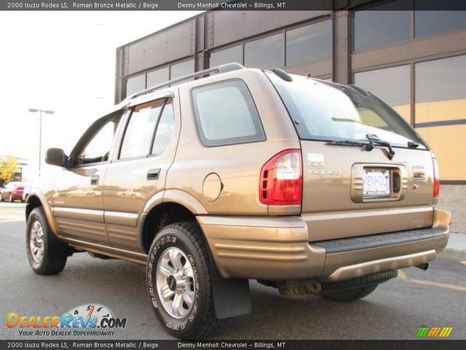 2000 Isuzu Rodeo LS Roman Bronze Metallic / Beige Photo #6