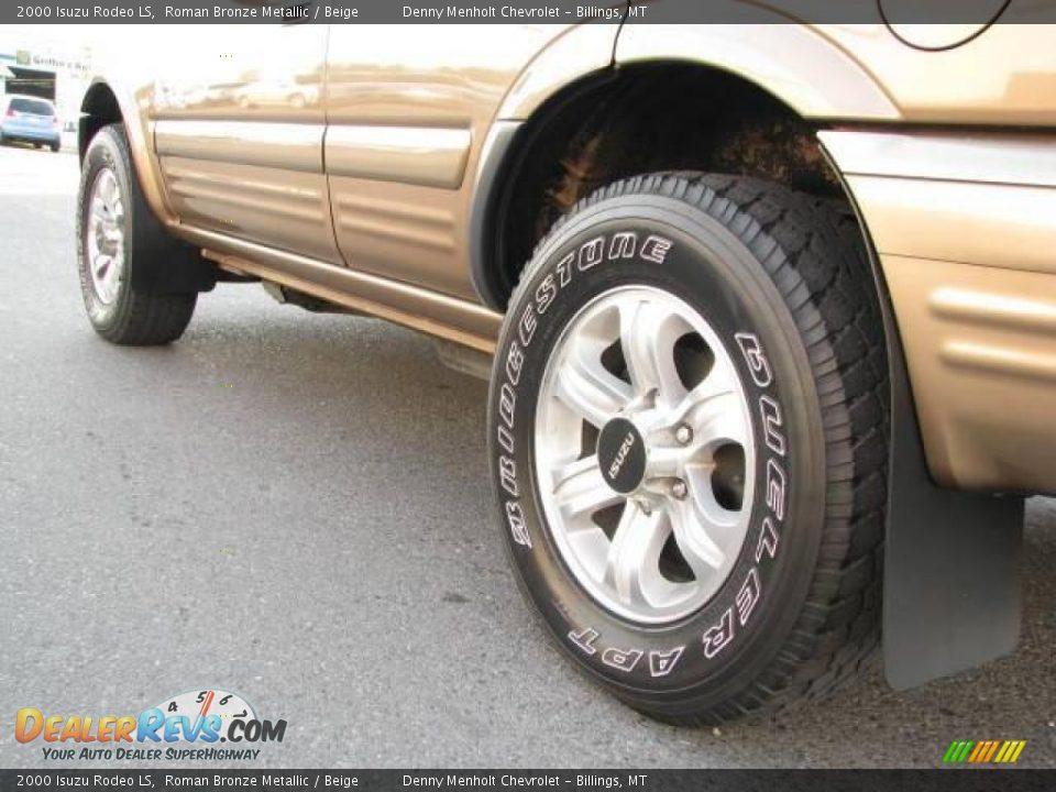 2000 Isuzu Rodeo LS Roman Bronze Metallic / Beige Photo #7