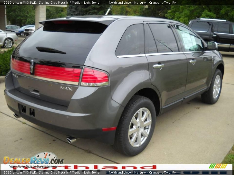 2010 Lincoln MKX FWD Sterling Grey Metallic / Medium Light Stone Photo #2