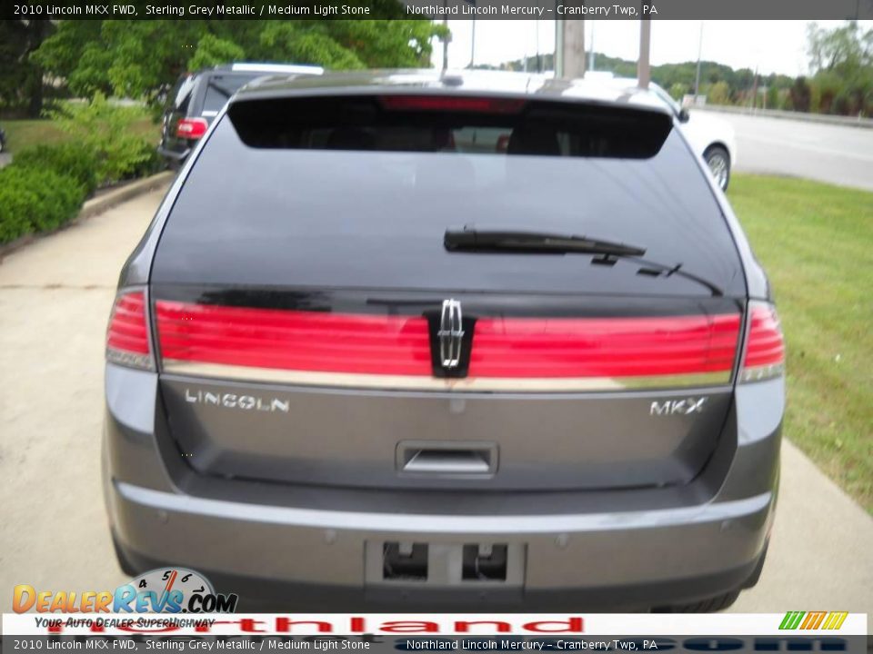 2010 Lincoln MKX FWD Sterling Grey Metallic / Medium Light Stone Photo #3
