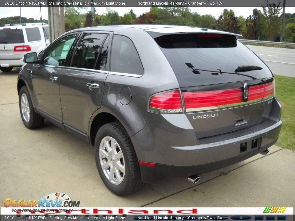 2010 Lincoln MKX FWD Sterling Grey Metallic / Medium Light Stone Photo #4
