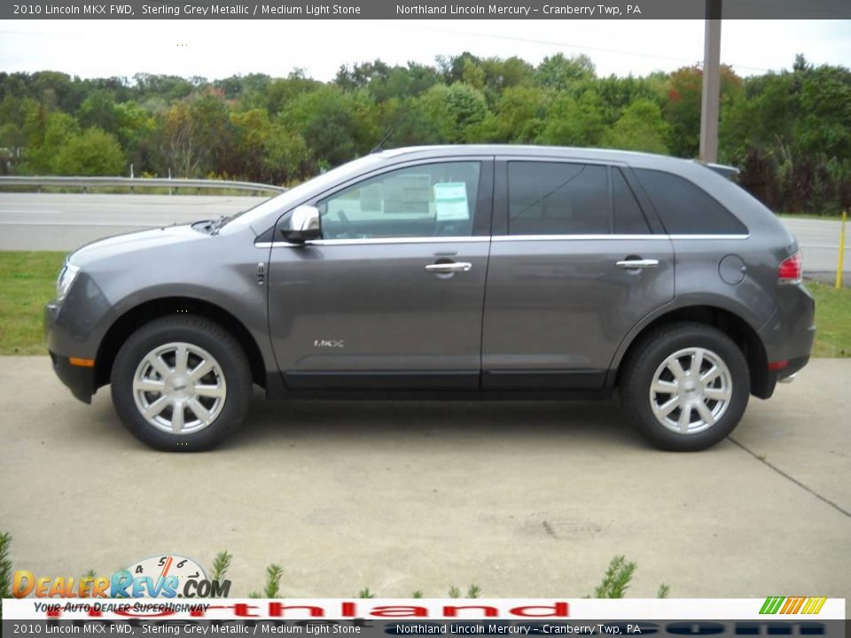2010 Lincoln MKX FWD Sterling Grey Metallic / Medium Light Stone Photo #5