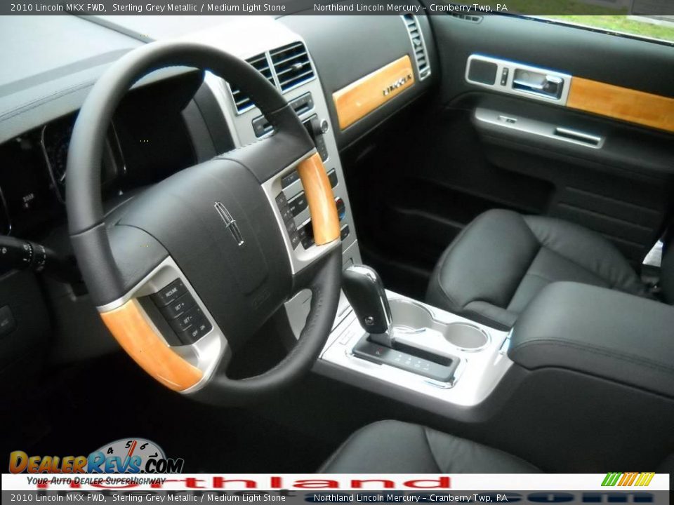 2010 Lincoln MKX FWD Sterling Grey Metallic / Medium Light Stone Photo #7