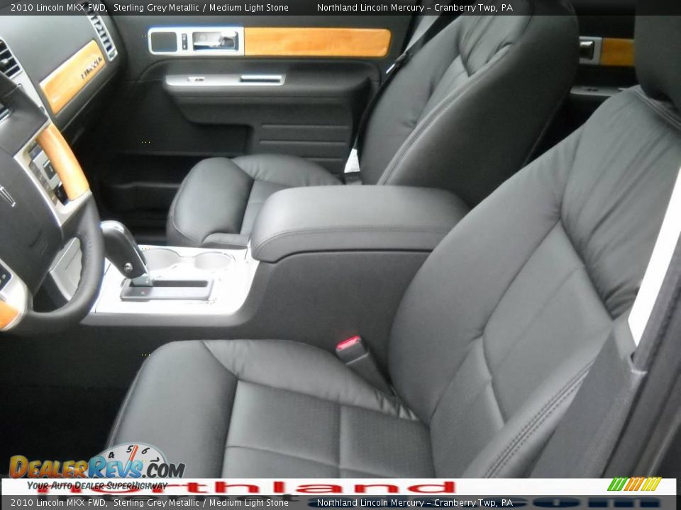 2010 Lincoln MKX FWD Sterling Grey Metallic / Medium Light Stone Photo #8