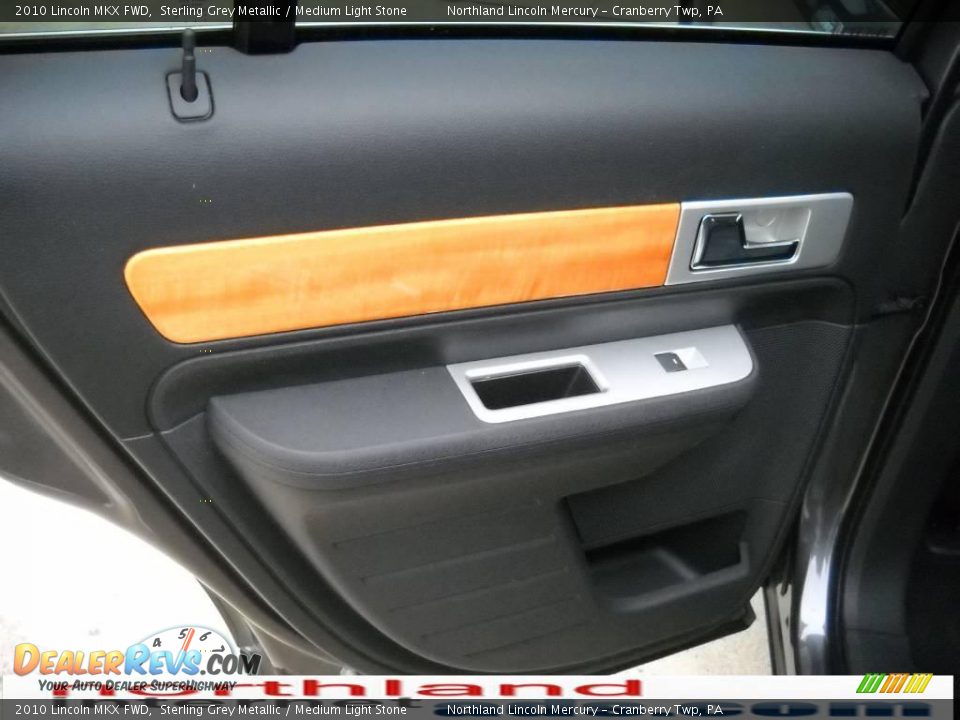 2010 Lincoln MKX FWD Sterling Grey Metallic / Medium Light Stone Photo #10