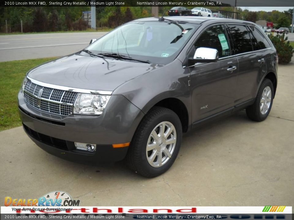 2010 Lincoln MKX FWD Sterling Grey Metallic / Medium Light Stone Photo #13