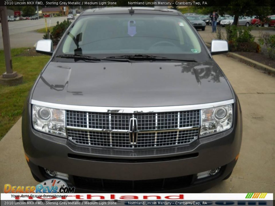 2010 Lincoln MKX FWD Sterling Grey Metallic / Medium Light Stone Photo #14