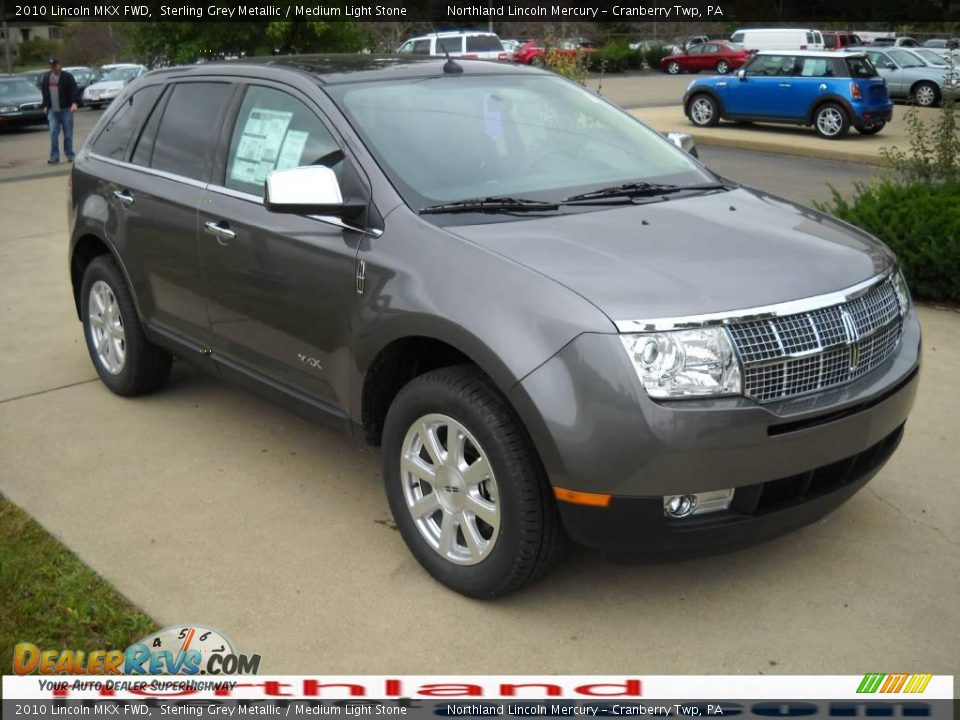 2010 Lincoln MKX FWD Sterling Grey Metallic / Medium Light Stone Photo #15