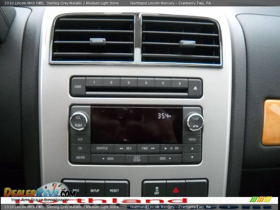 2010 Lincoln MKX FWD Sterling Grey Metallic / Medium Light Stone Photo #17