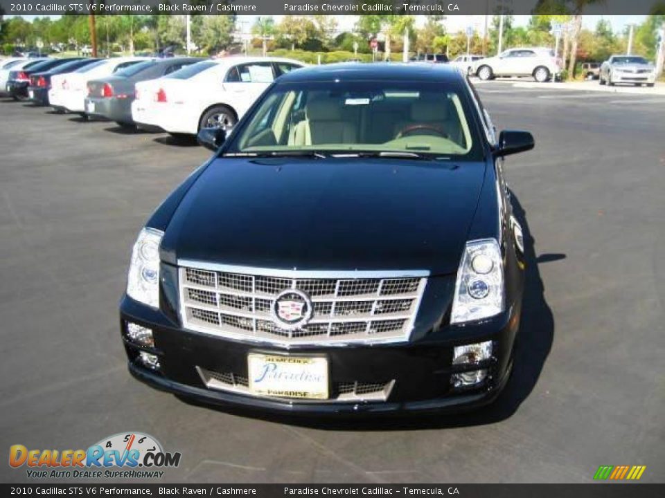 2010 Cadillac STS V6 Performance Black Raven / Cashmere Photo #2