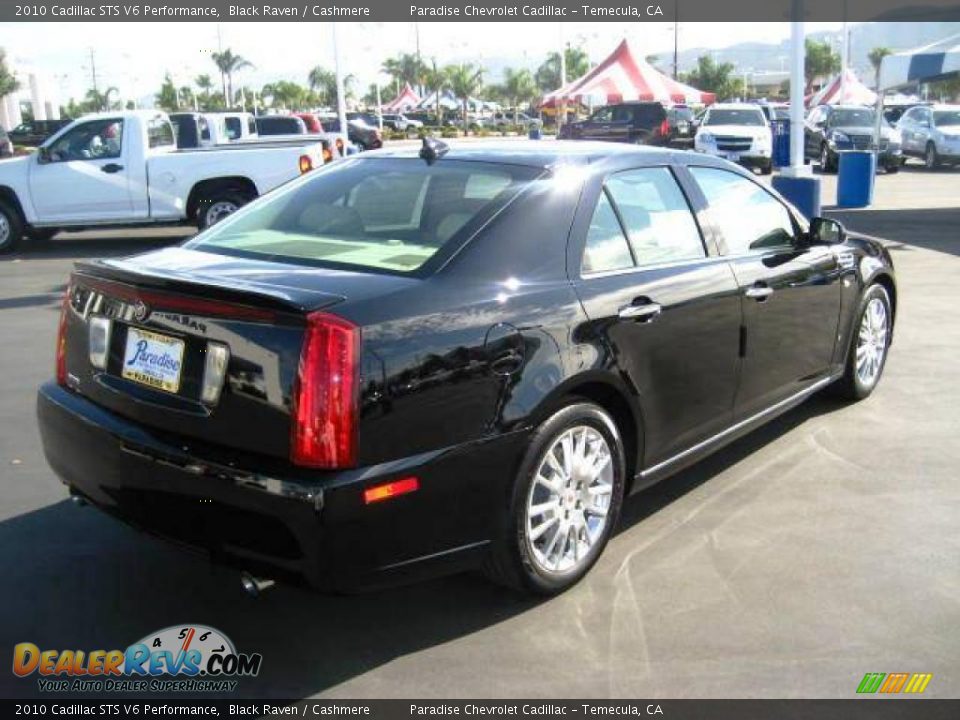 2010 Cadillac STS V6 Performance Black Raven / Cashmere Photo #8
