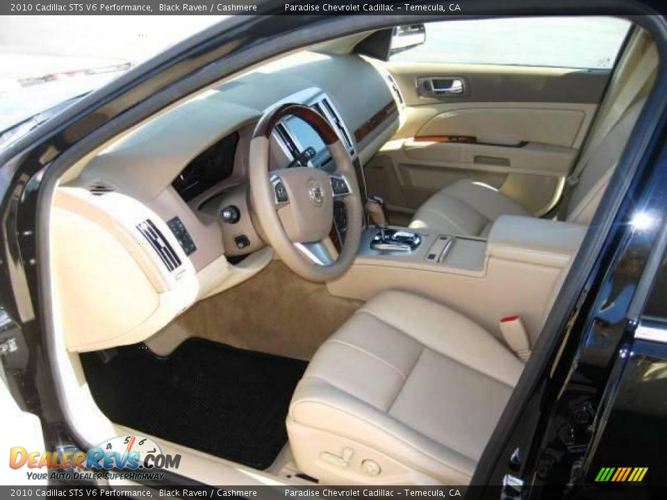 2010 Cadillac STS V6 Performance Black Raven / Cashmere Photo #12