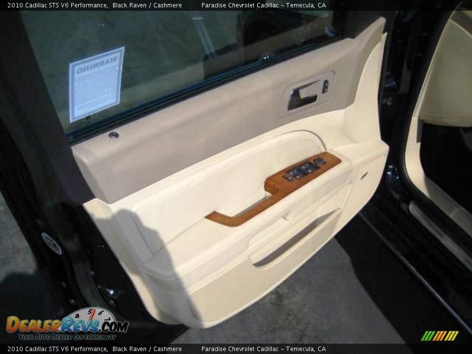 2010 Cadillac STS V6 Performance Black Raven / Cashmere Photo #14