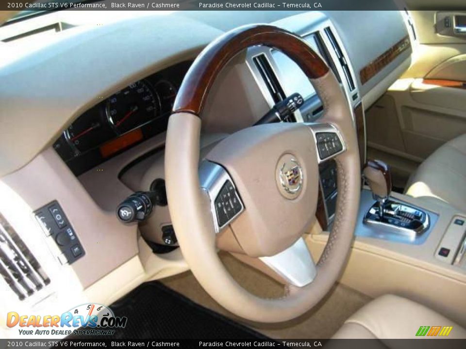 2010 Cadillac STS V6 Performance Black Raven / Cashmere Photo #17