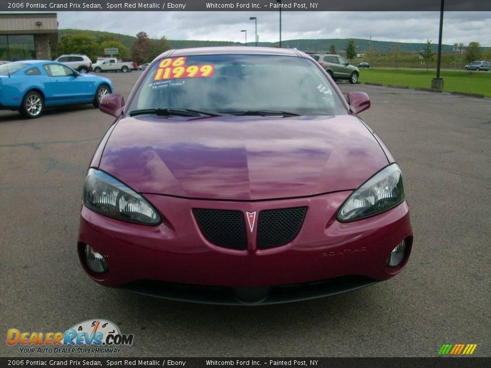 2006 Pontiac Grand Prix Sedan Sport Red Metallic / Ebony Photo #2