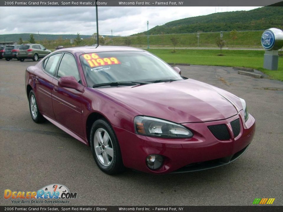 2006 Pontiac Grand Prix Sedan Sport Red Metallic / Ebony Photo #3
