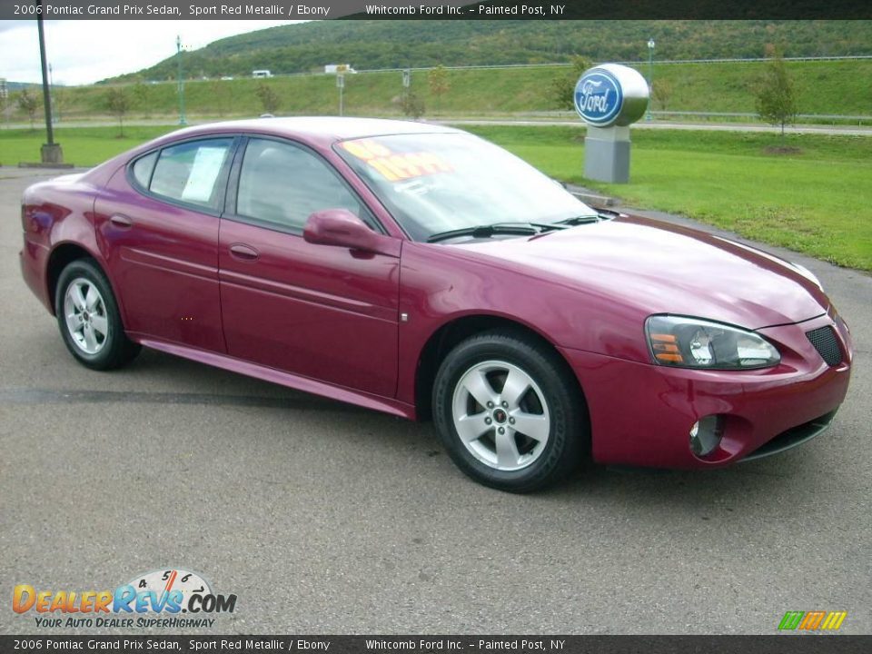 2006 Pontiac Grand Prix Sedan Sport Red Metallic / Ebony Photo #4
