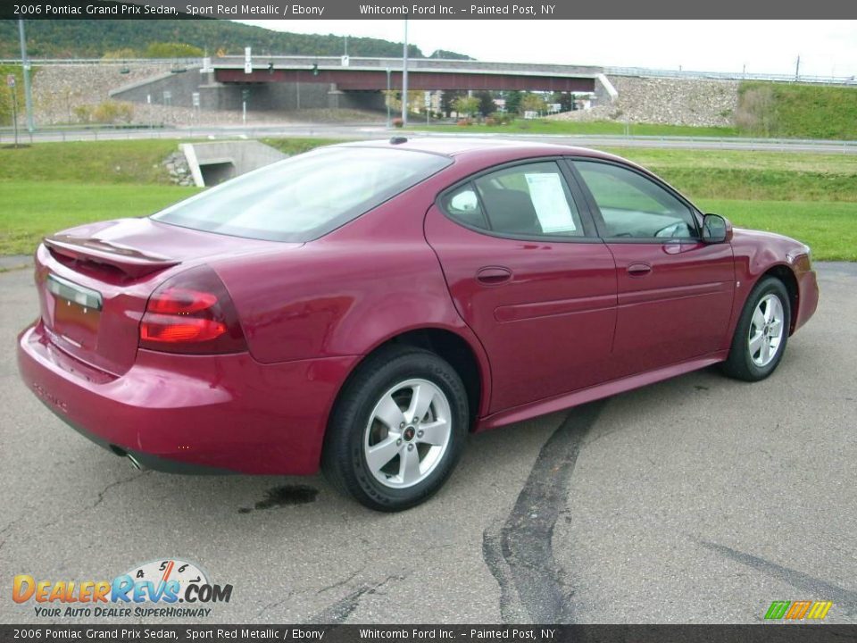 2006 Pontiac Grand Prix Sedan Sport Red Metallic / Ebony Photo #14