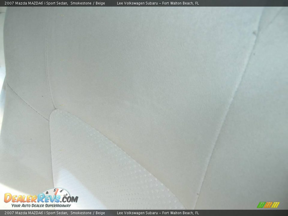2007 Mazda MAZDA6 i Sport Sedan Smokestone / Beige Photo #15