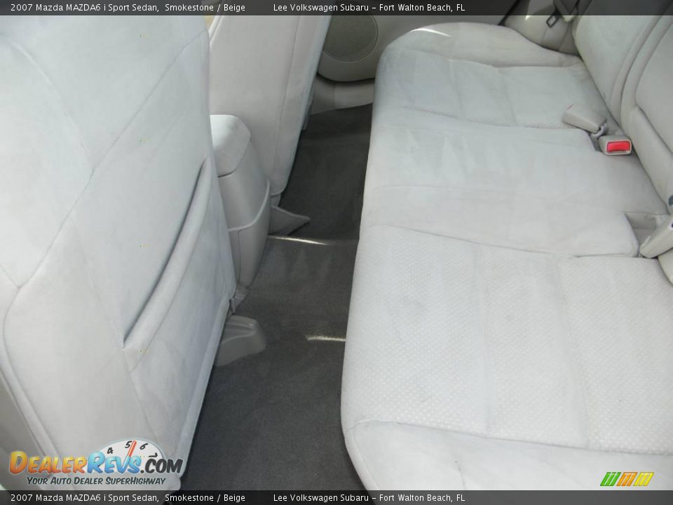 2007 Mazda MAZDA6 i Sport Sedan Smokestone / Beige Photo #22