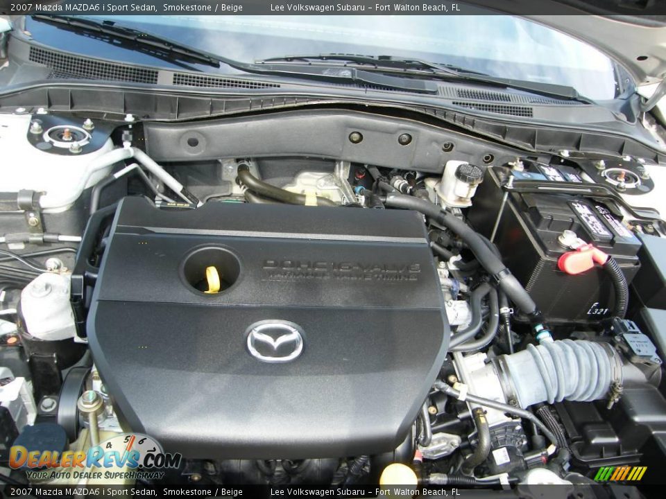 2007 Mazda MAZDA6 i Sport Sedan Smokestone / Beige Photo #28