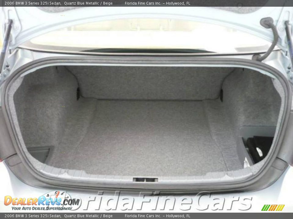 2006 BMW 3 Series 325i Sedan Quartz Blue Metallic / Beige Photo #10