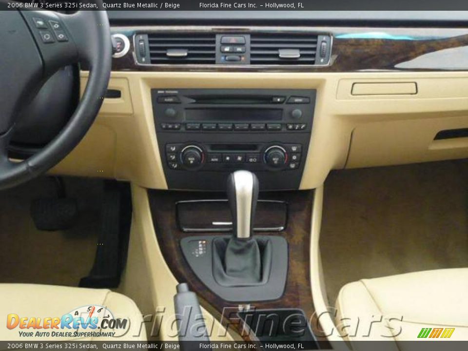 2006 BMW 3 Series 325i Sedan Quartz Blue Metallic / Beige Photo #18