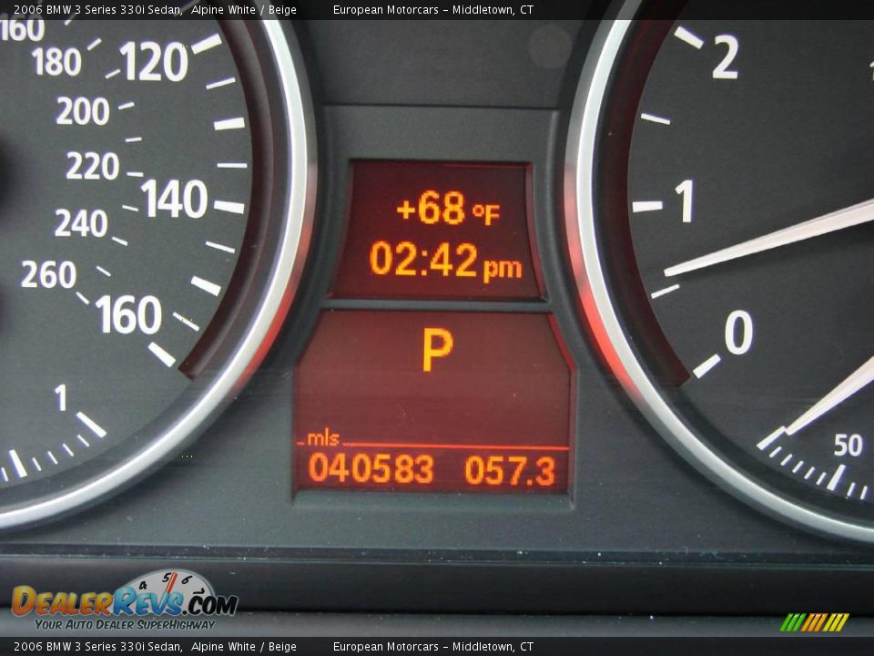 2006 BMW 3 Series 330i Sedan Alpine White / Beige Photo #14