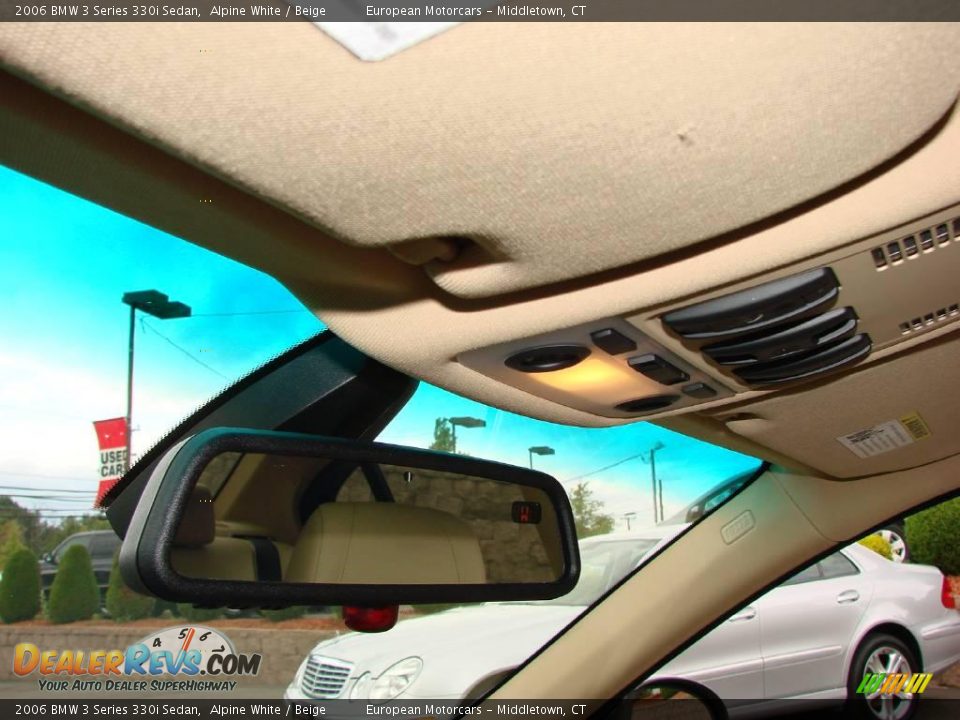 2006 BMW 3 Series 330i Sedan Alpine White / Beige Photo #17